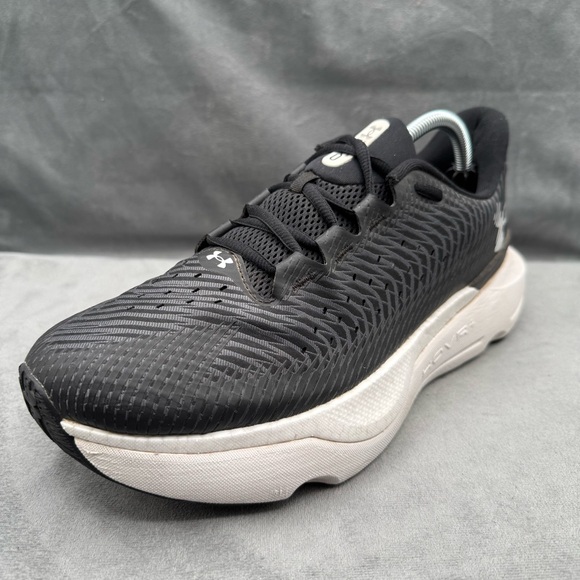 Under Armour HOVR Infinite Pro Men’s 11 Black White Running Shoes Athletic - Picture 5 of 14